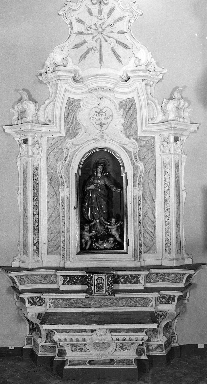 altare, insieme - bottega piemontese (metà sec. XVIII)