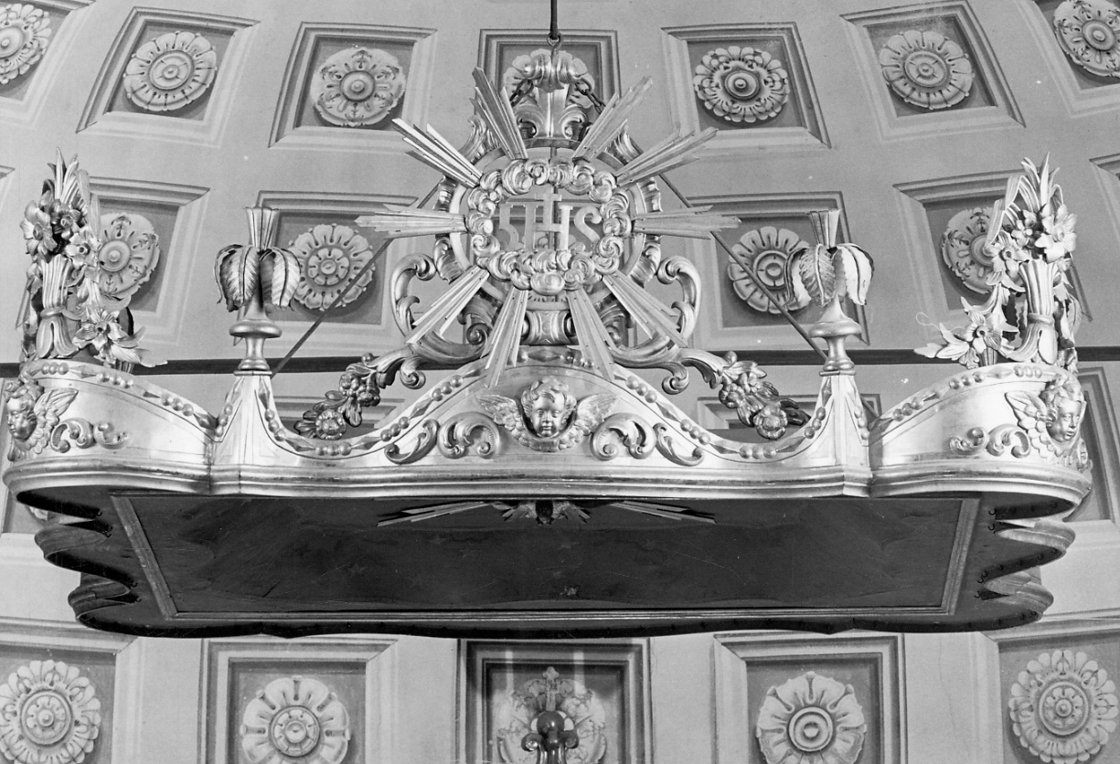 baldacchino d'altare, opera isolata - bottega piemontese (prima metà sec. XIX)