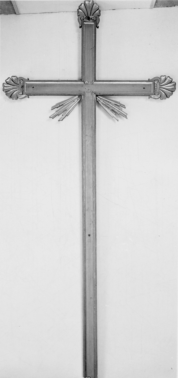 croce processionale, opera isolata - bottega piemontese (prima metà sec. XIX)