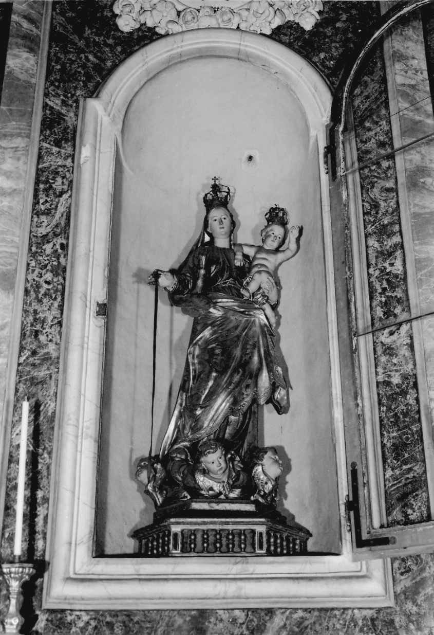 Madonna della Cintola (statua, opera isolata) - bottega piemontese (sec. XVIII)