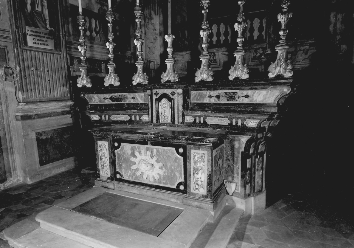 altare maggiore, opera isolata - bottega piemontese (primo quarto sec. XVIII)