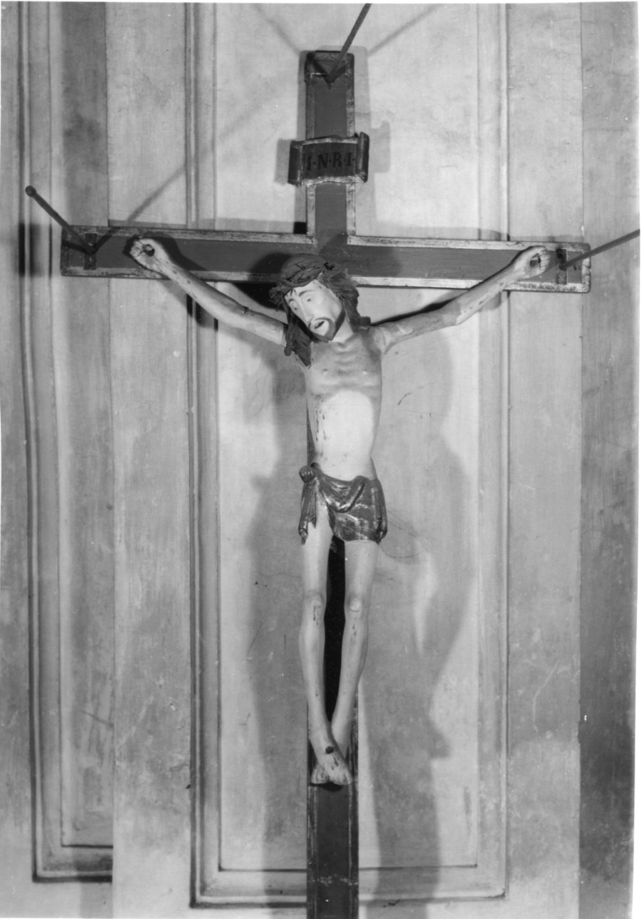 Cristo crocifisso (crocifisso, opera isolata) - bottega Italia settentrionale (sec. XVI)