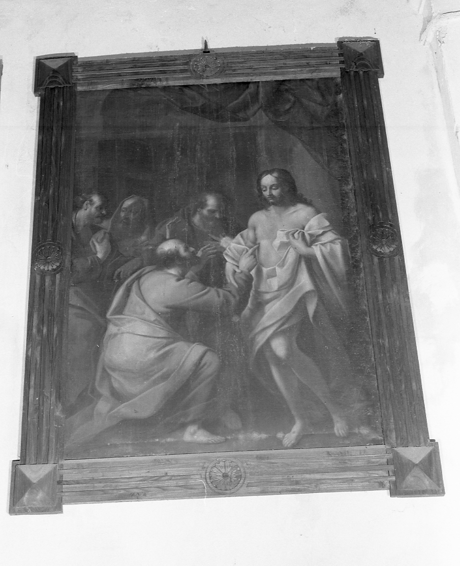 incredulità di San Tommaso (dipinto, elemento d'insieme) di Curlando Giovanni Battista (inizio sec. XVIII)