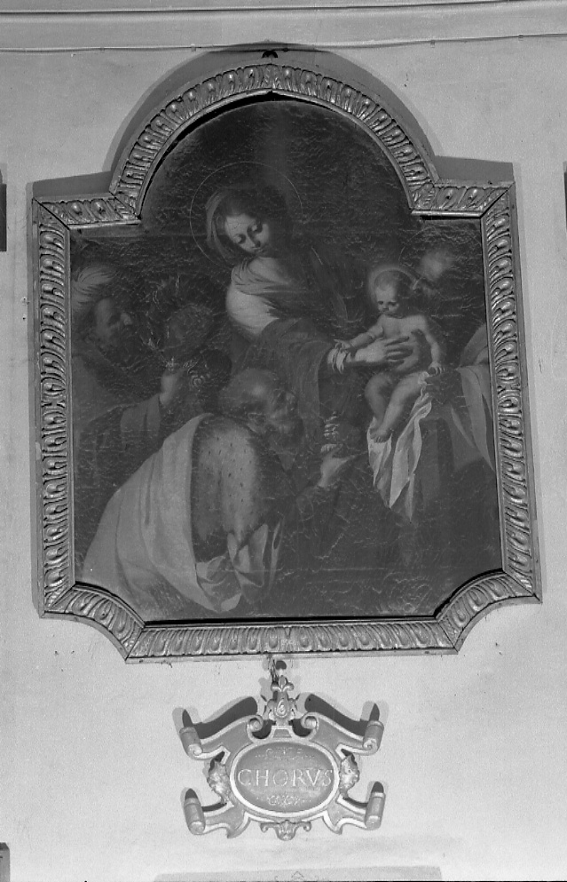 adorazione dei Re Magi (dipinto, elemento d'insieme) di Taricco Sebastiano (ultimo quarto sec. XVII)