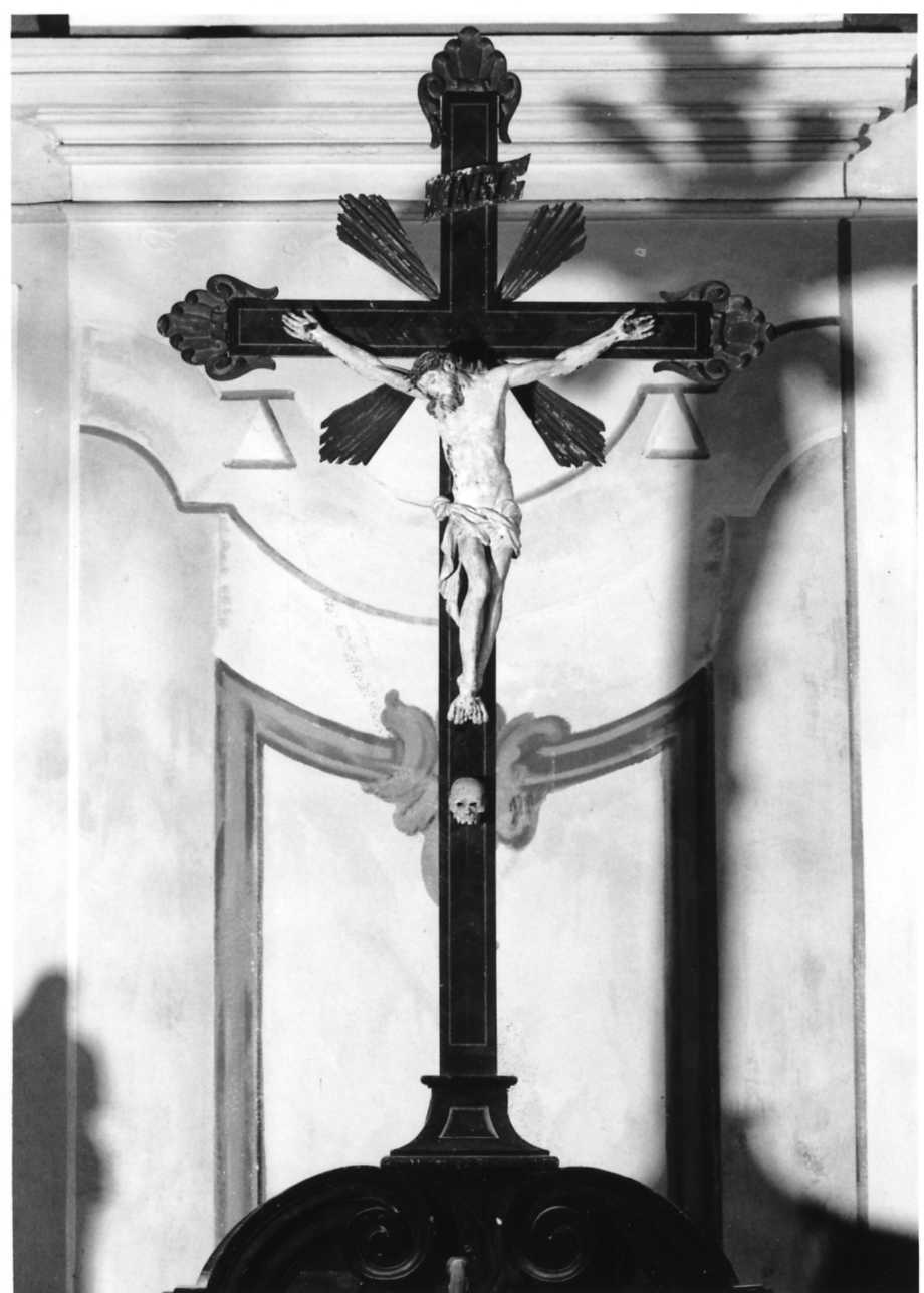 Cristo crocifisso (crocifisso, opera isolata) - ambito piemontese (fine/inizio secc. XVIII/ XIX)