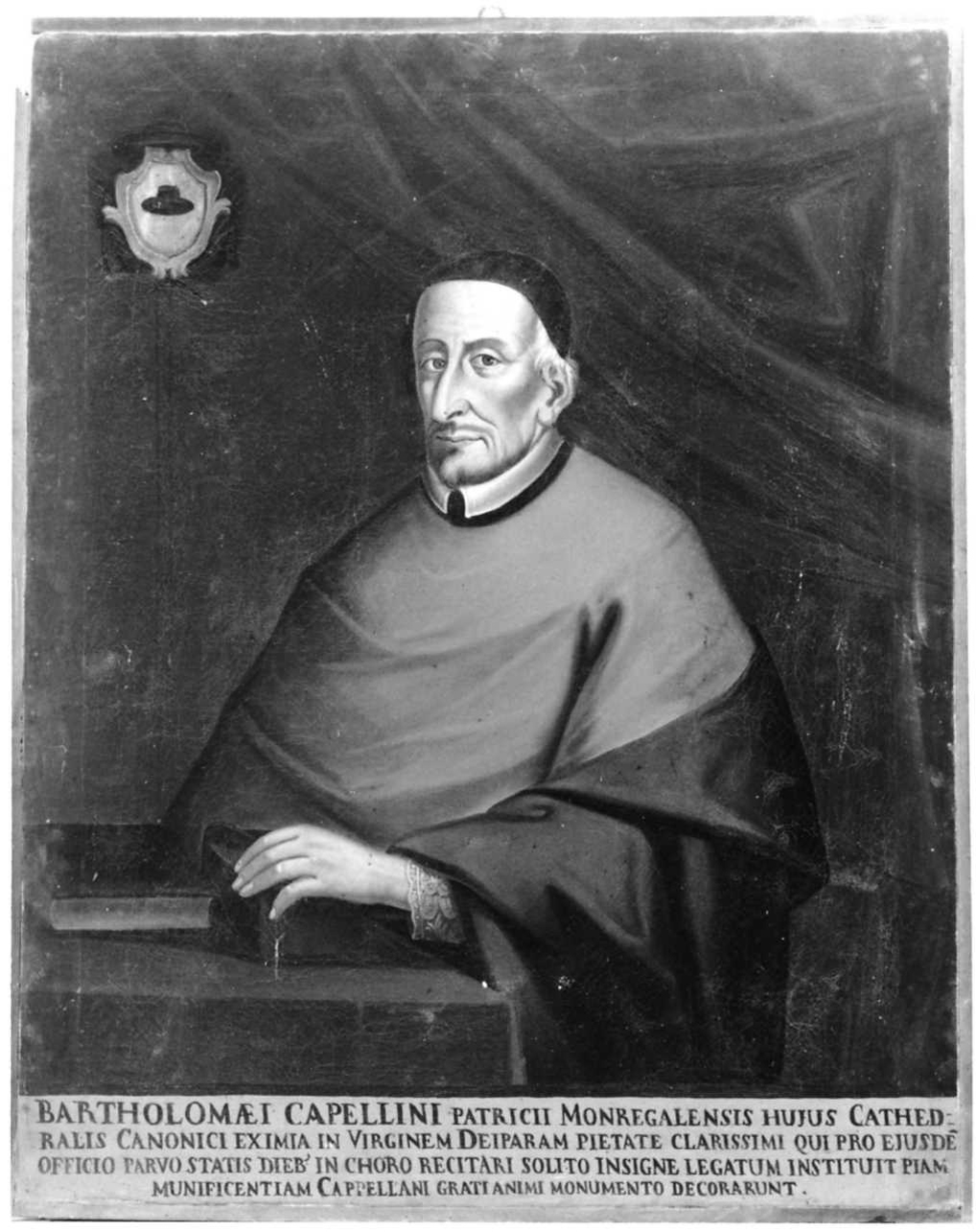 ritratto di Bartolomeo Capellini (dipinto, opera isolata) - ambito piemontese (prima metà sec. XVIII)