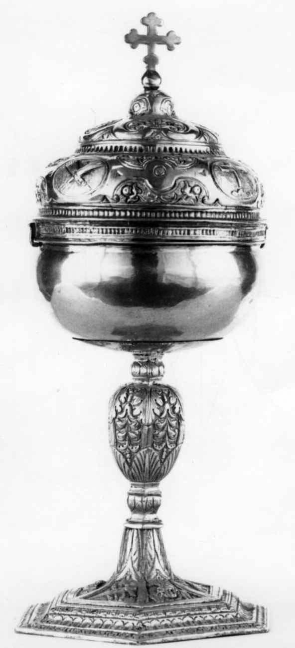 strumenti della passione (pisside, opera isolata) - bottega piemontese (sec. XIX)