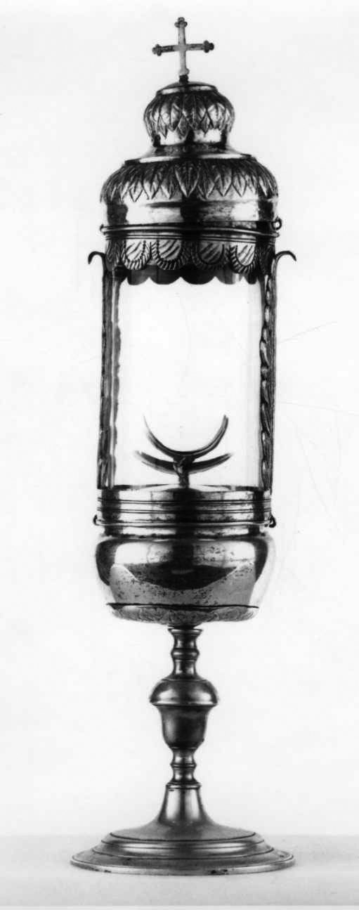 ostensorio architettonico, opera isolata - bottega piemontese (sec. XIX)