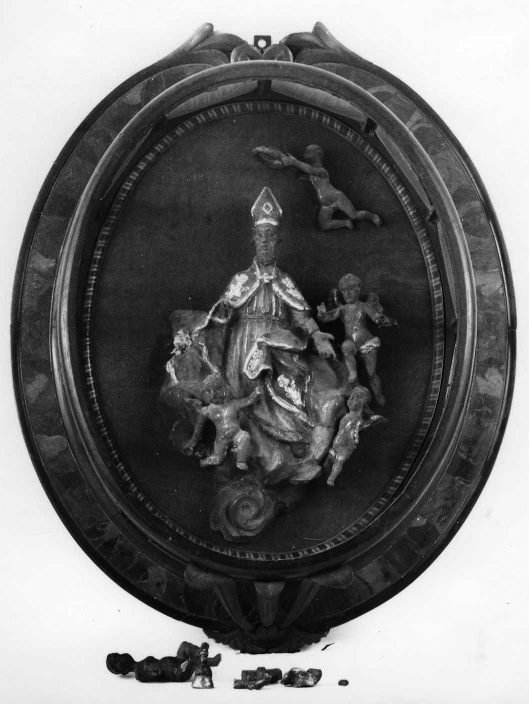 gloria di San Donato (scultura, opera isolata) - bottega piemontese (seconda metà sec. XVIII)