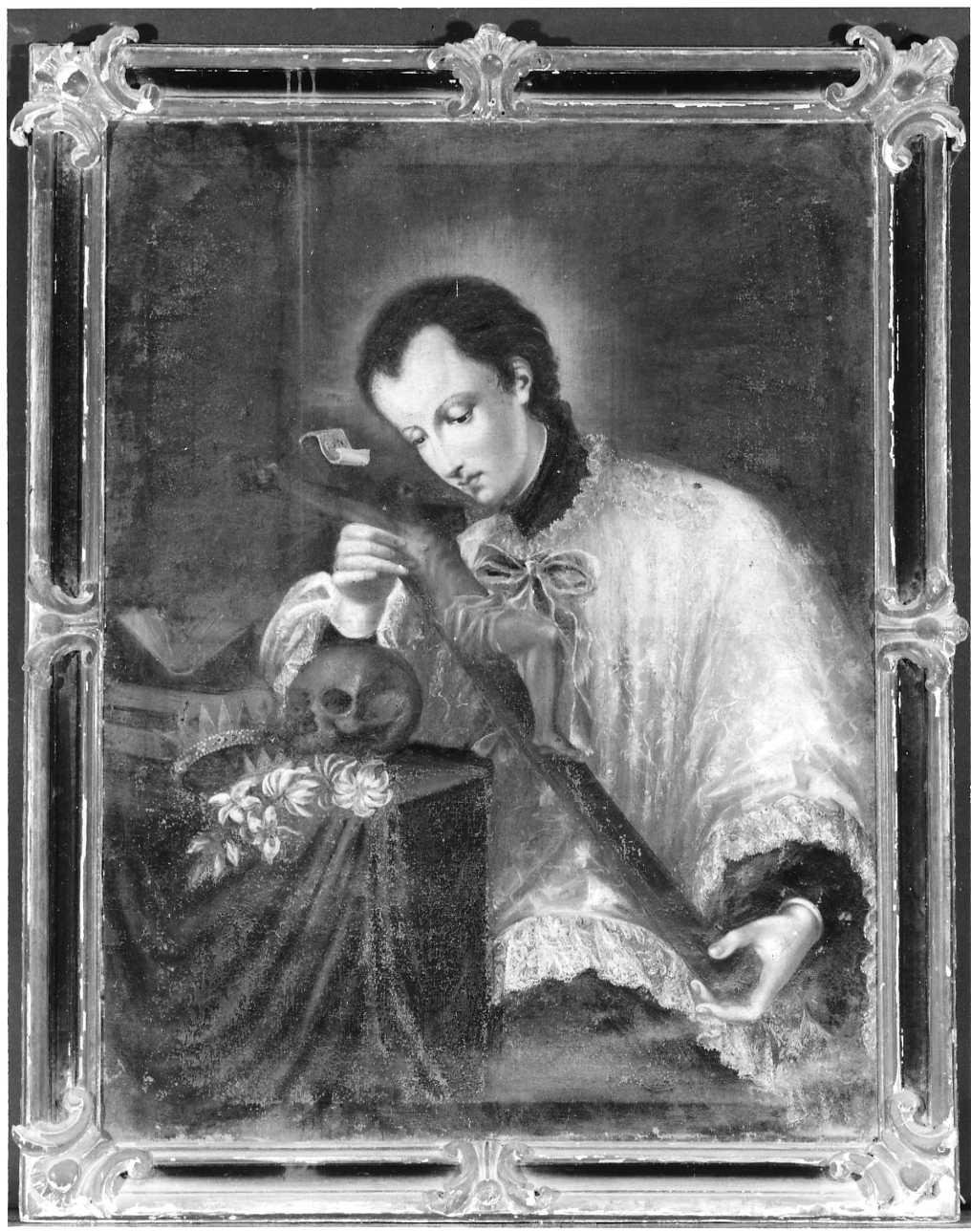 San Luigi Gonzaga (dipinto, opera isolata) - ambito piemontese (seconda metà sec. XIX)