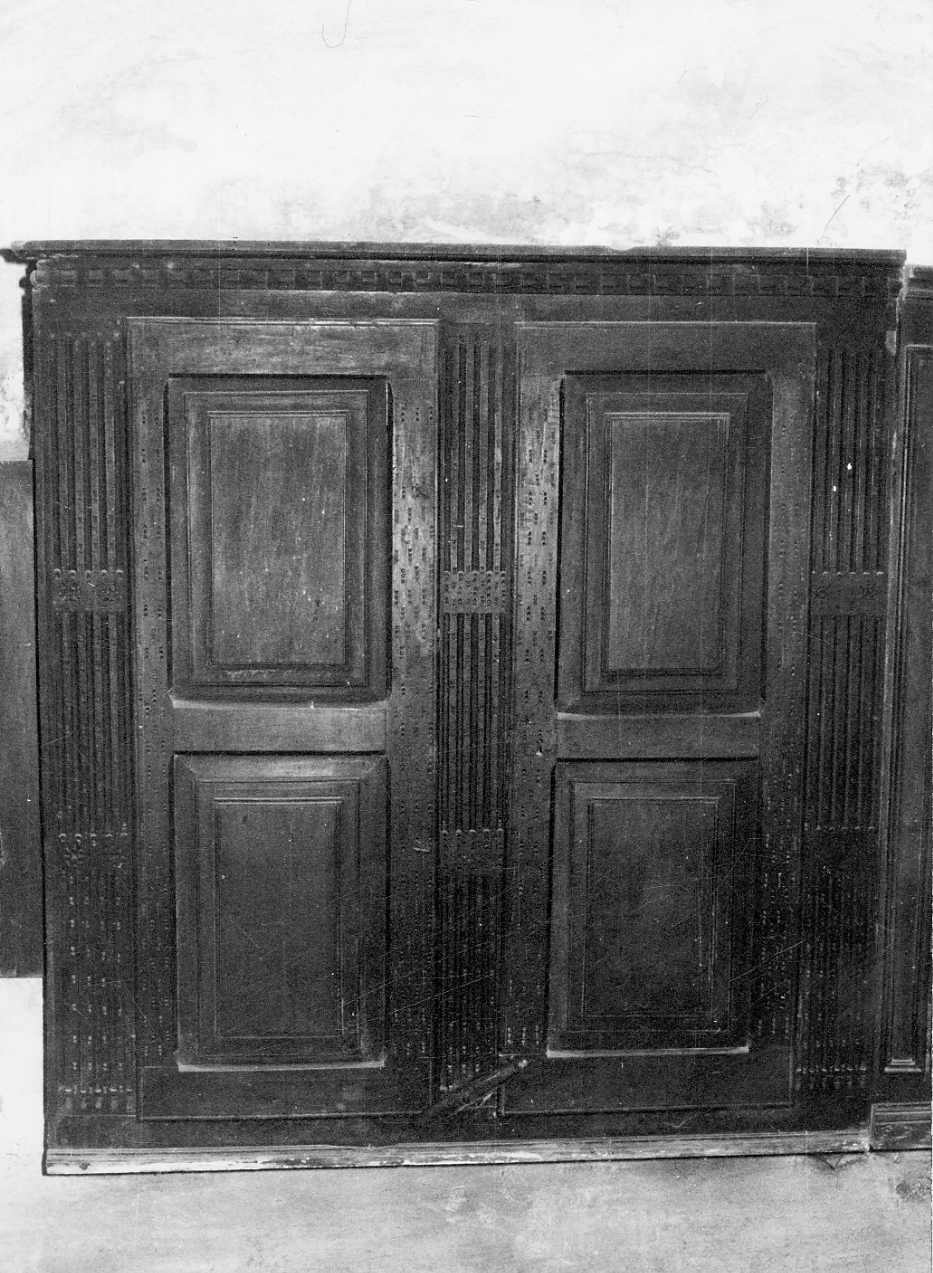 armadio - a muro, opera isolata - bottega piemontese (sec. XIX)