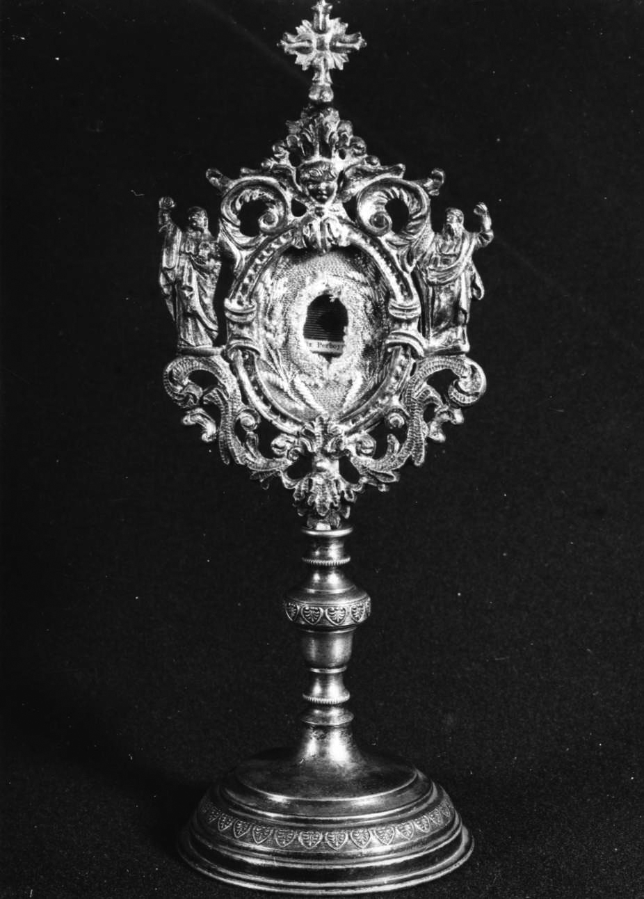 reliquiario - a ostensorio, opera isolata - bottega piemontese (fine sec. XIX)