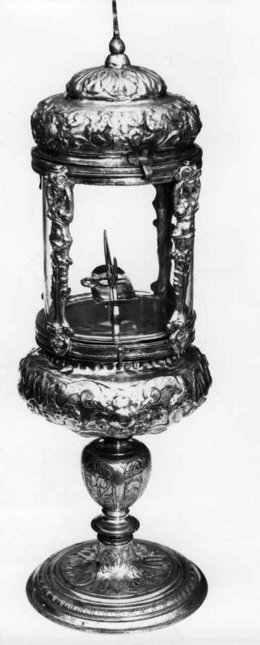 ostensorio architettonico, opera isolata - bottega piemontese (fine sec. XVII, sec. XVIII)