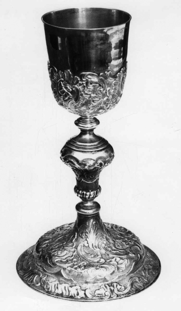 calice, opera isolata - bottega piemontese (terzo quarto sec. XVIII)