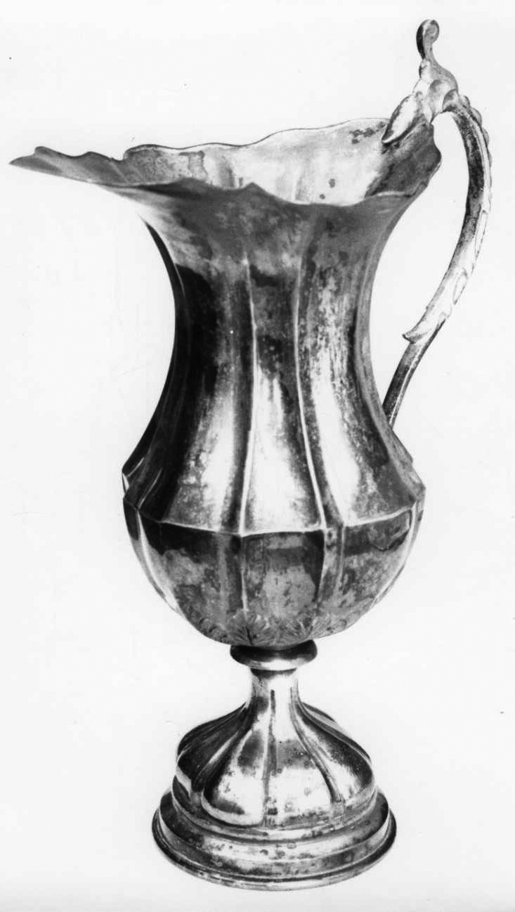 brocca, opera isolata - bottega piemontese (inizio sec. XVIII)