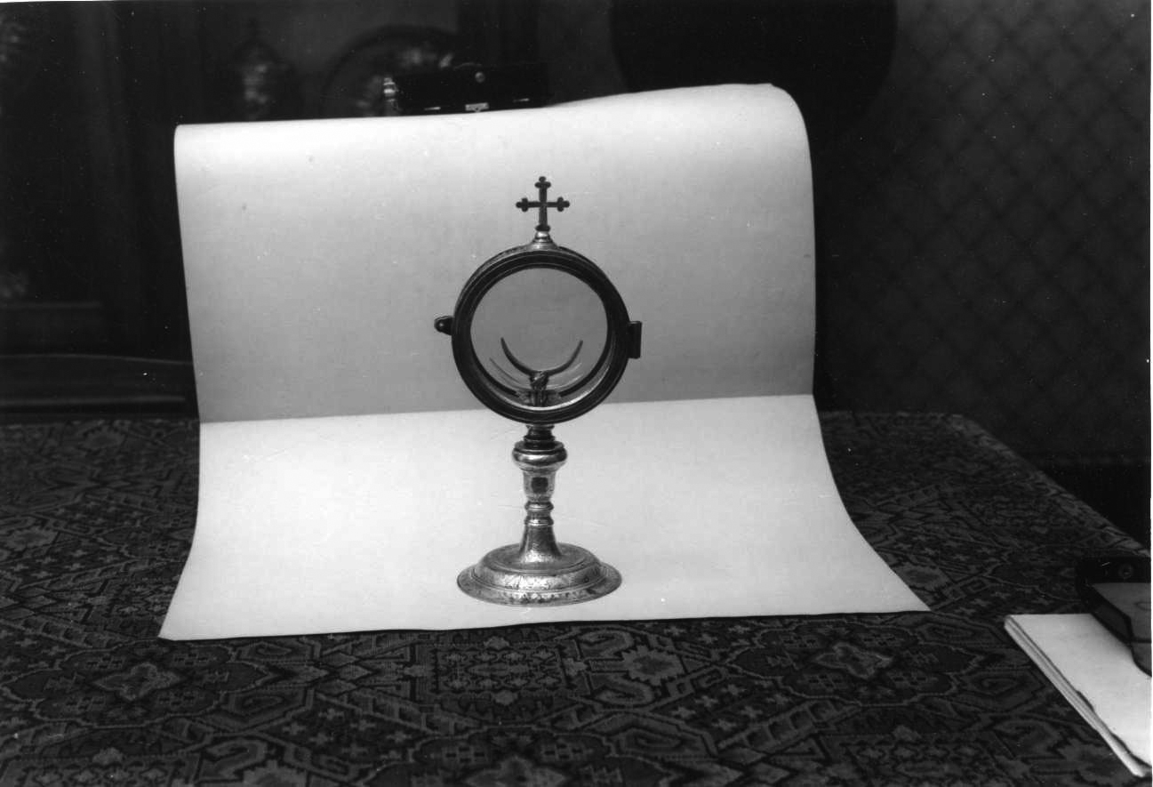 ostensorio, opera isolata - bottega piemontese (metà sec. XVIII)