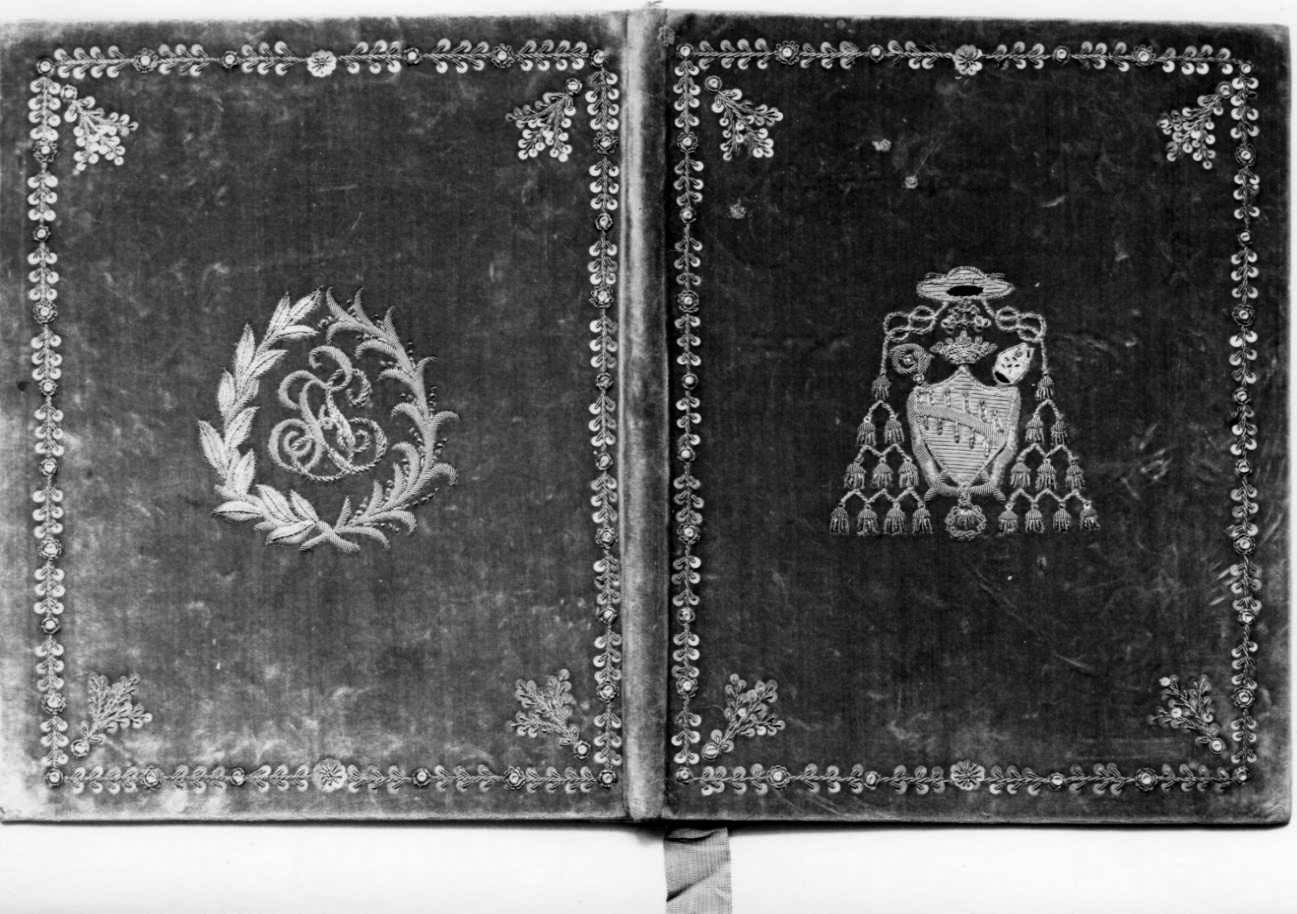 coperta di libro, opera isolata - manifattura piemontese (prima metà sec. XIX)