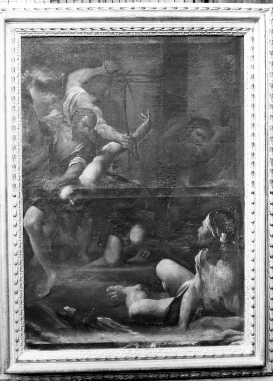 flagellazione di Cristo (dipinto, elemento d'insieme) - ambito cuneese (prima metà sec. XVIII)