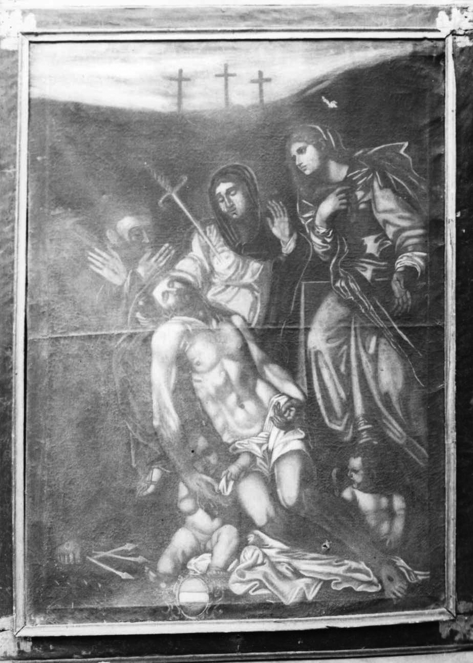 Pietà (dipinto, elemento d'insieme) - ambito cuneese (prima metà sec. XVIII)