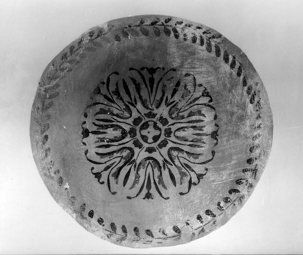 motivi decorativi vegetali (dipinto, opera isolata) - ambito piemontese (sec. XVII)