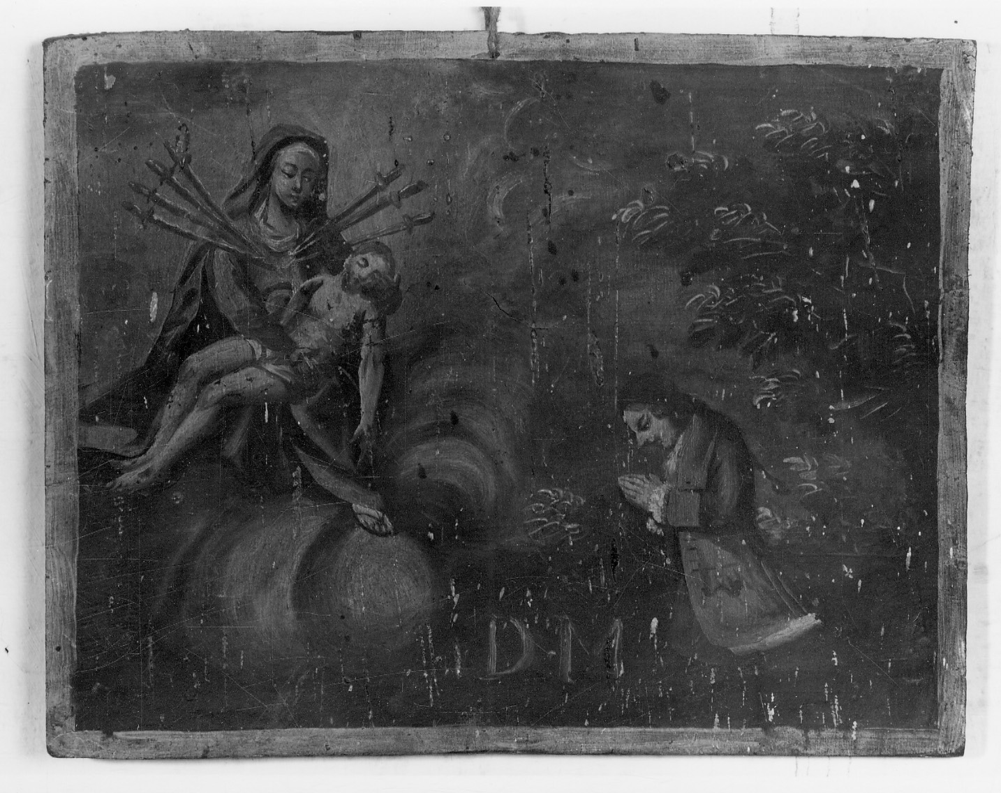 Intervento della Madonna Addolorata (ex voto, opera isolata) - ambito cuneese (sec. XVIII)