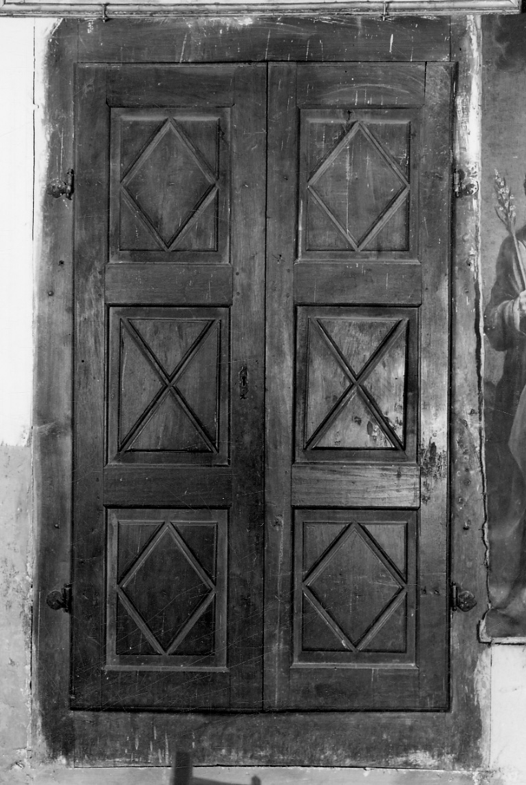 armadio - a muro, opera isolata - bottega piemontese (sec. XVII)