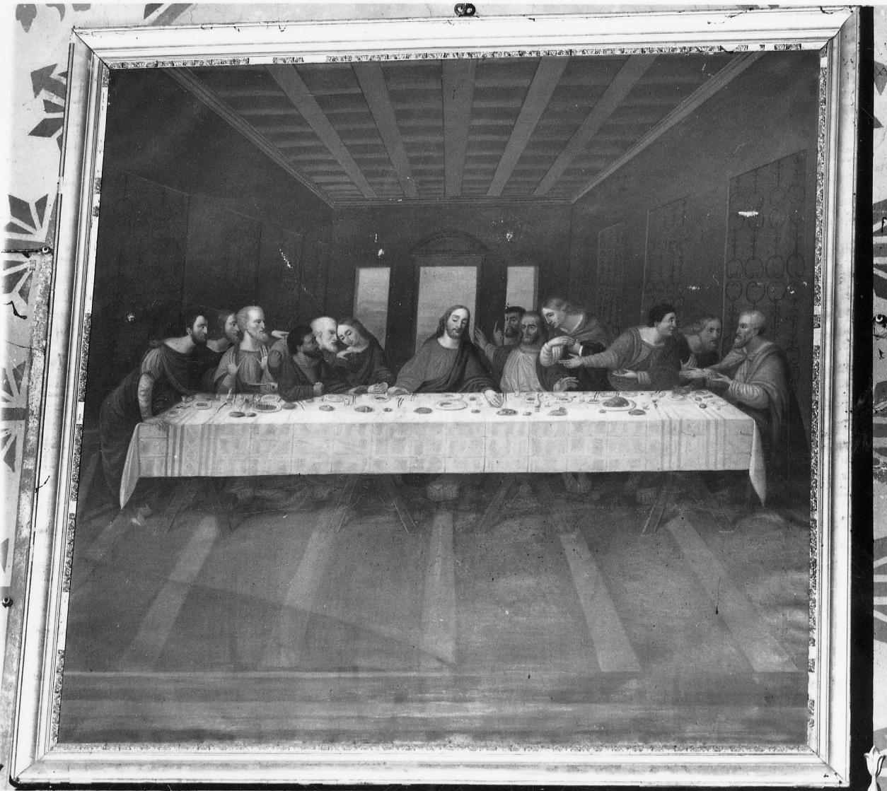 ultima cena (dipinto, opera isolata) - ambito piemontese (seconda metà sec. XIX)