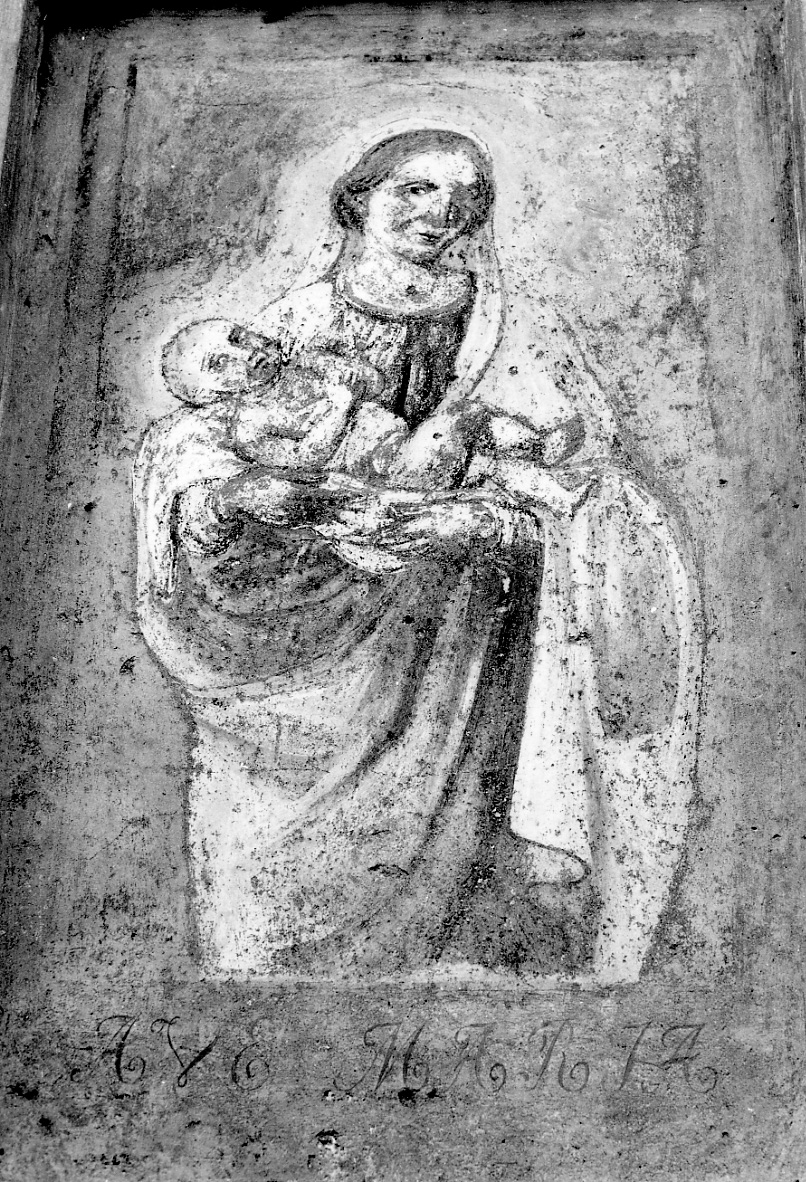 Madonna con Bambino (dipinto, opera isolata) - ambito cuneese (inizio sec. XVIII, sec. XIX)