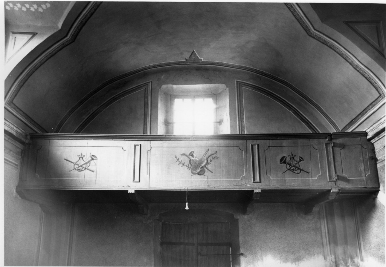 cantoria, opera isolata - bottega cuneese (seconda metà sec. XIX)