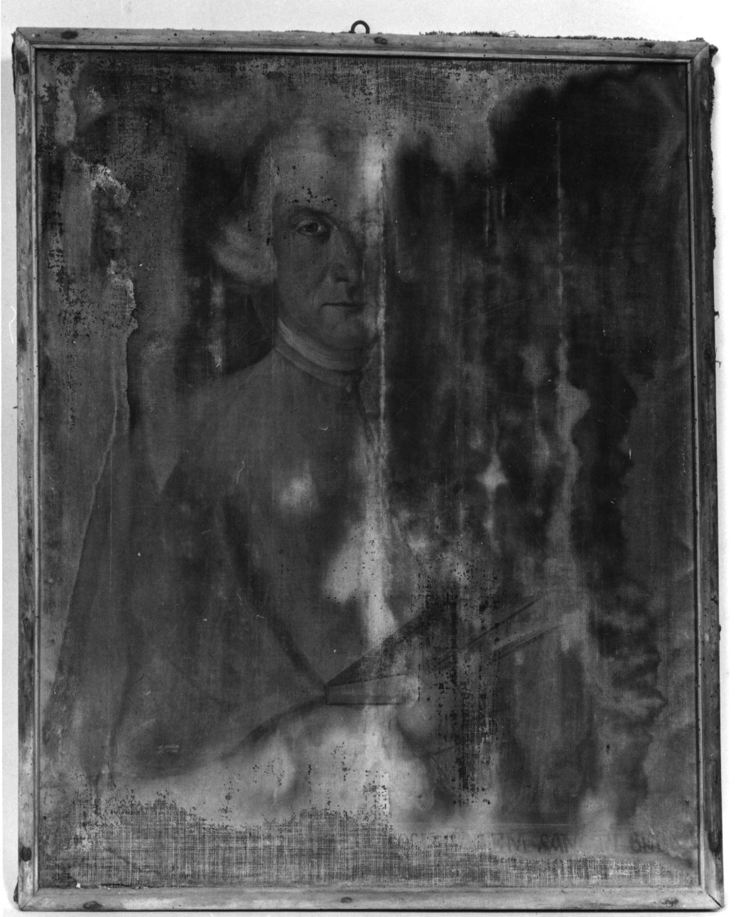 ritratto d'uomo (dipinto, opera isolata) - ambito piemontese (fine/inizio secc. XVII/ XVIII)