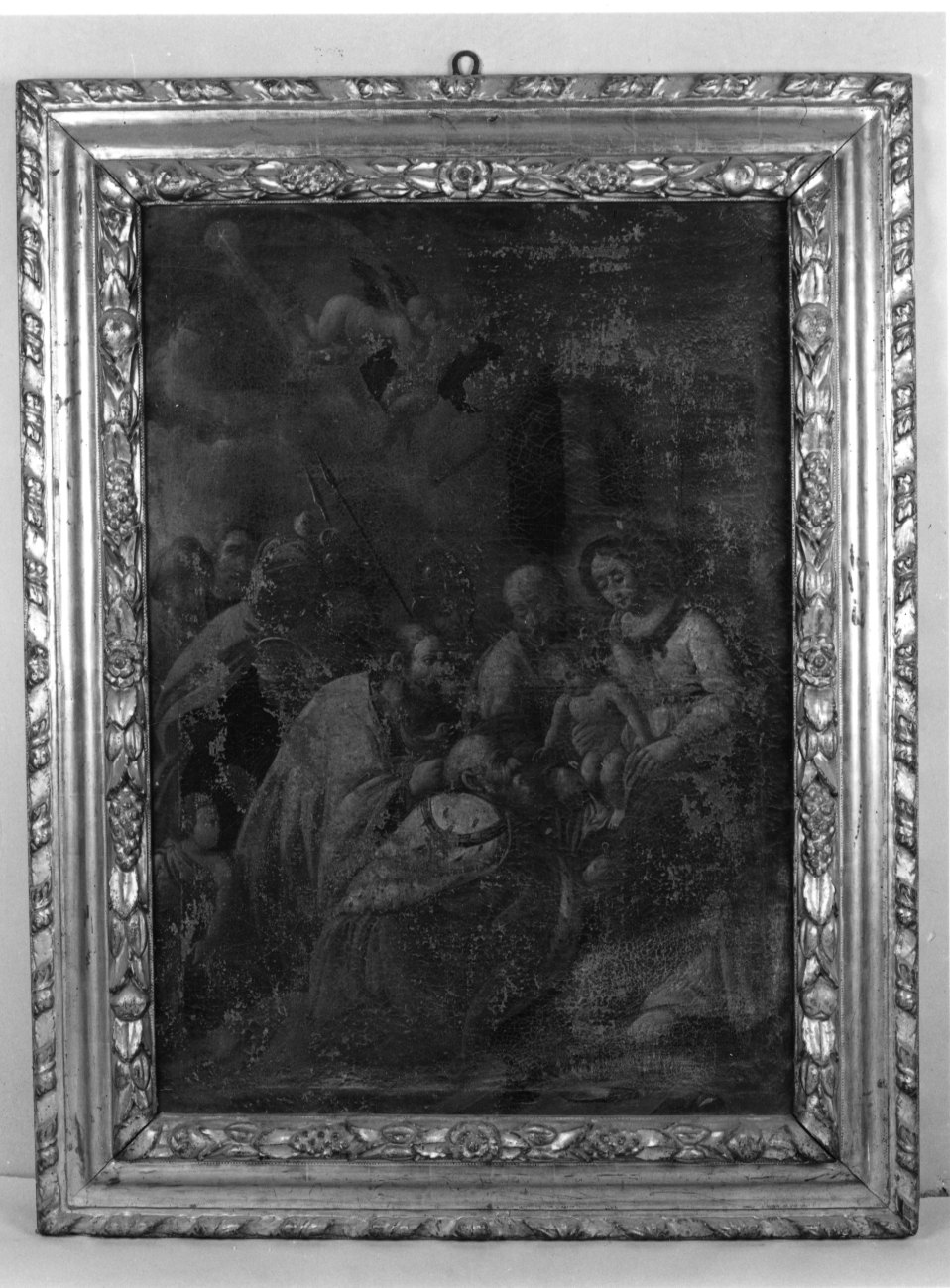 adorazione dei Re Magi (dipinto, opera isolata) - ambito piemontese (seconda metà sec. XVII)