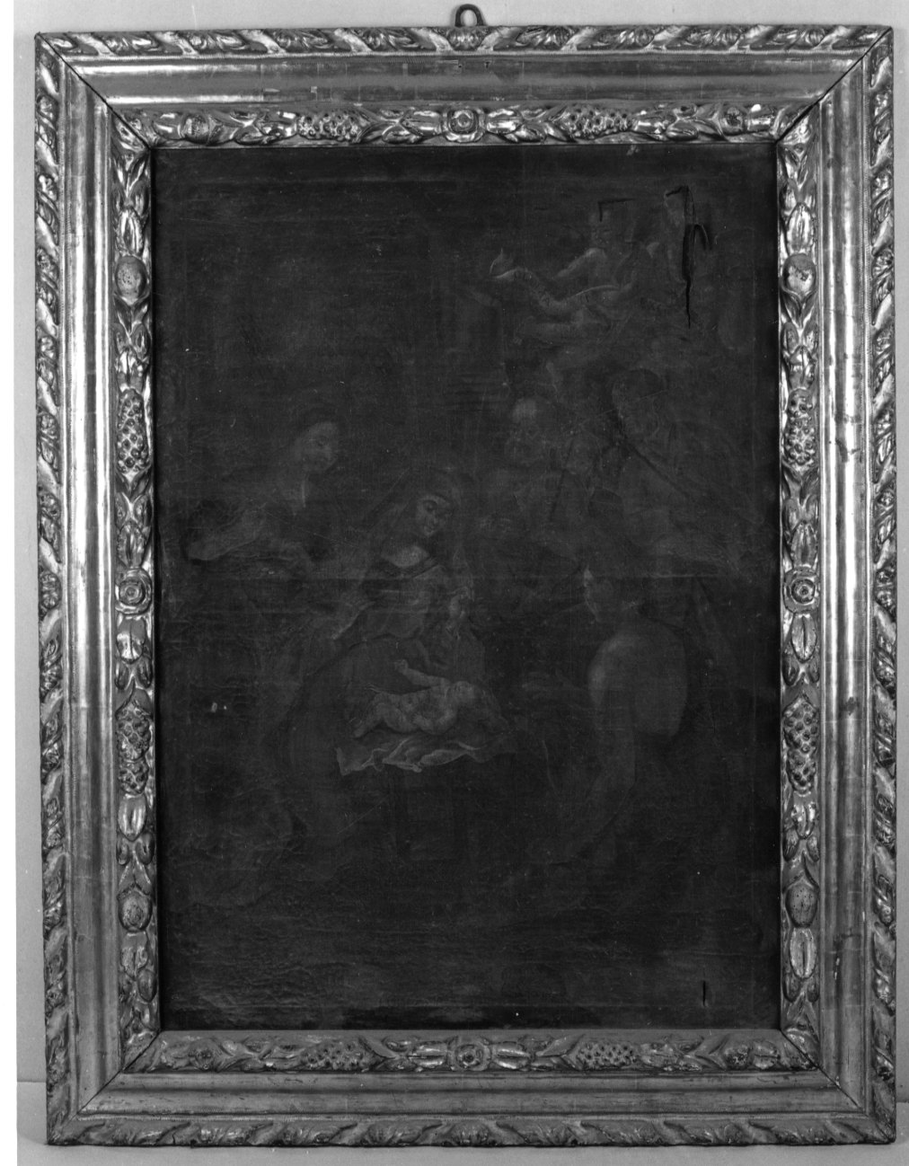 adorazione dei pastori (dipinto, opera isolata) - ambito piemontese (seconda metà sec. XVII)