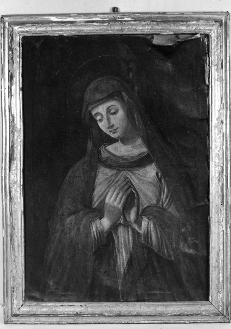 Madonna orante (dipinto, opera isolata) - ambito piemontese (sec. XVIII)