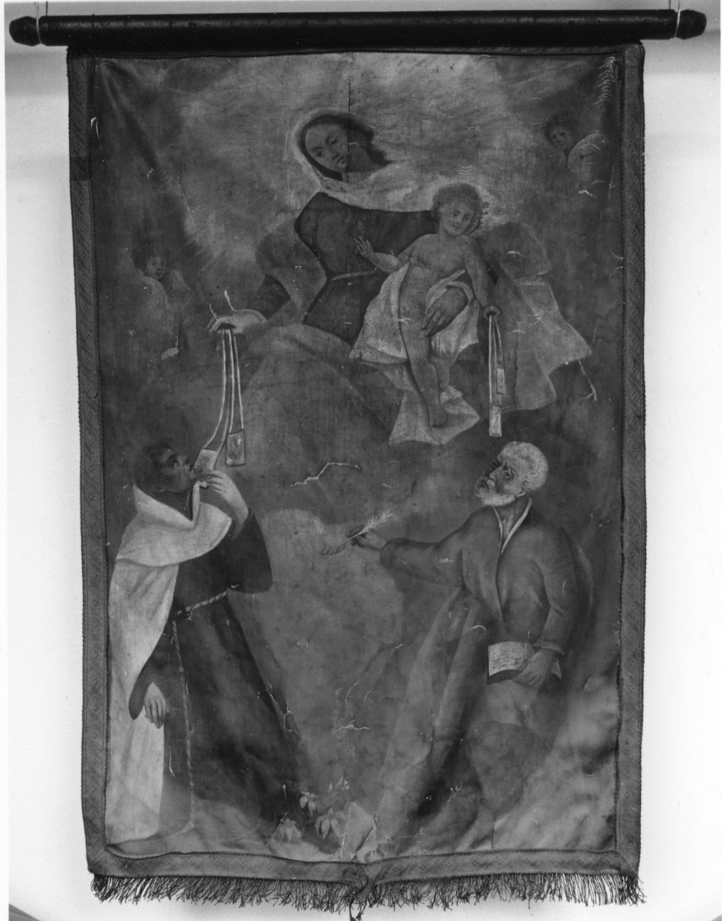 Madonna del Carmelo e santi (dipinto, elemento d'insieme) - ambito piemontese (prima metà sec. XIX)