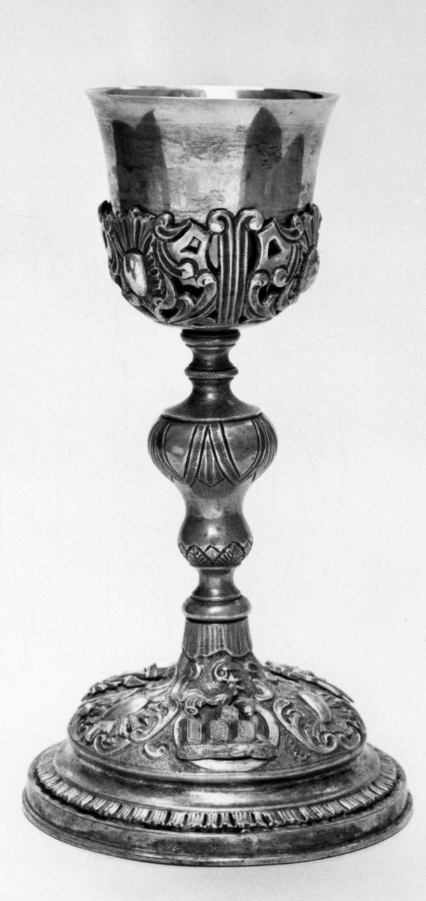 calice, opera isolata - bottega piemontese (seconda metà sec. XVIII)