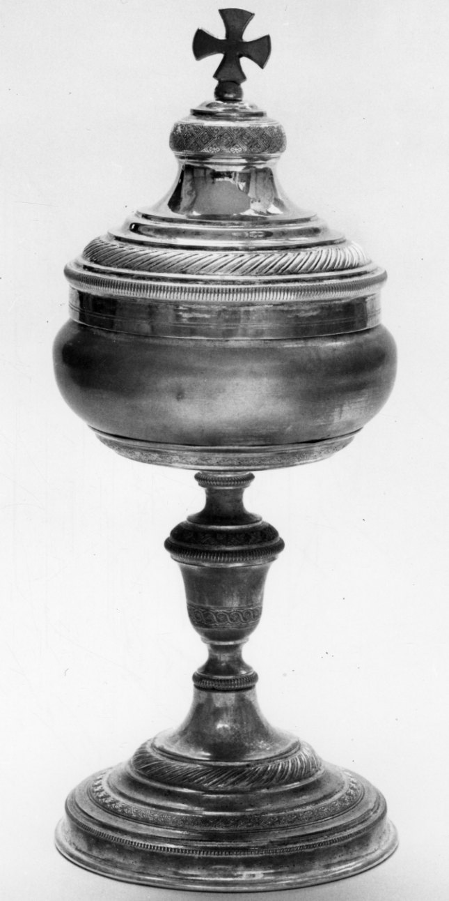 pisside, opera isolata - bottega piemontese (fine sec. XVIII)