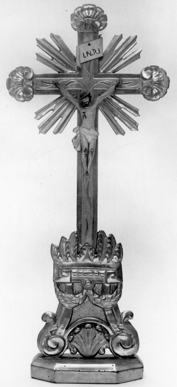Cristo crocifisso (scultura, elemento d'insieme) - bottega piemontese (prima metà sec. XIX)