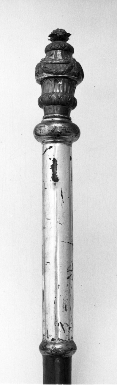 mazza processionale, serie di Tua Battista (attribuito) (primo quarto sec. XIX)