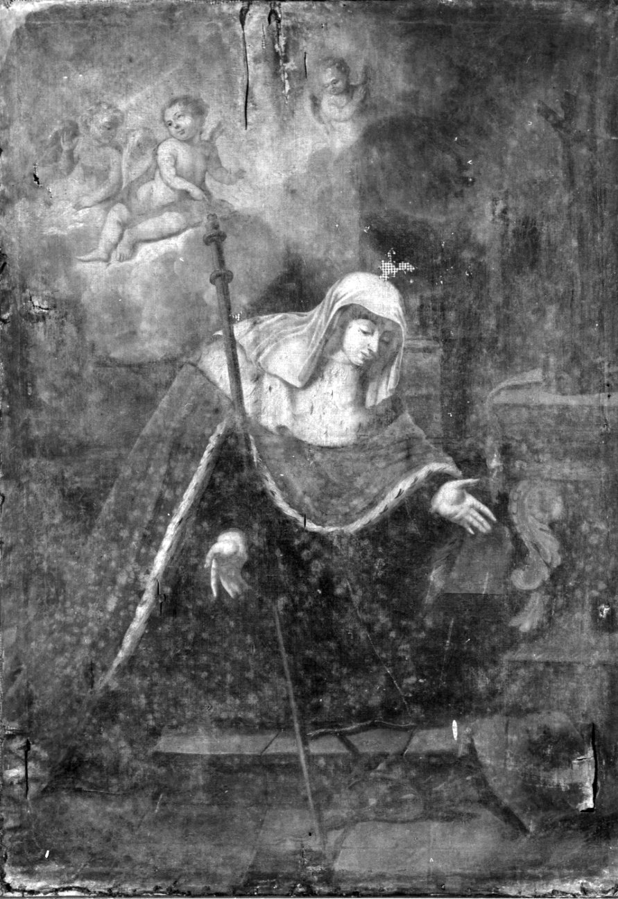 Santa Elisabetta d'Ungheria (dipinto, opera isolata) - ambito piemontese (sec. XVIII)
