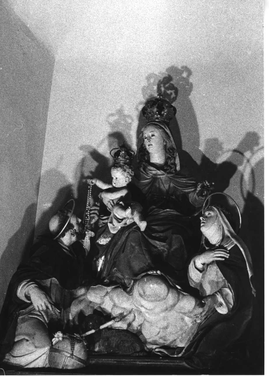 Madonna con Bambino e Santi (statua processionale, opera isolata) di Roasio Antonio (terzo quarto sec. XIX)