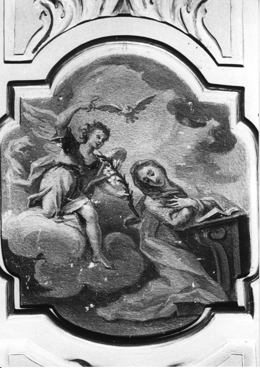 Annunciazione (dipinto, elemento d'insieme) di Gaggini Giovanni Francesco (primo quarto sec. XVIII)