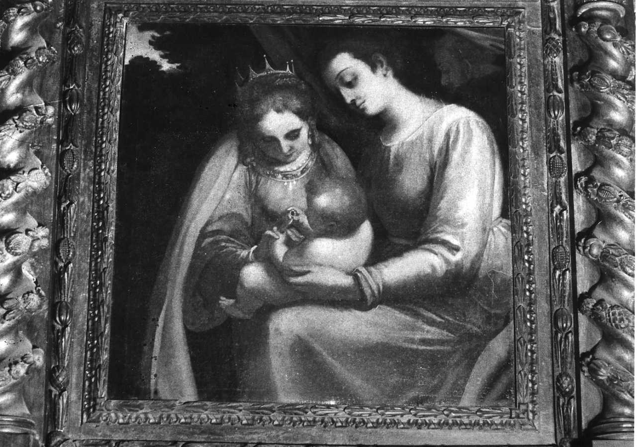 matrimonio mistico di Santa Caterina d'Alessandria (dipinto, opera isolata) - ambito genovese (seconda metà sec. XVII)