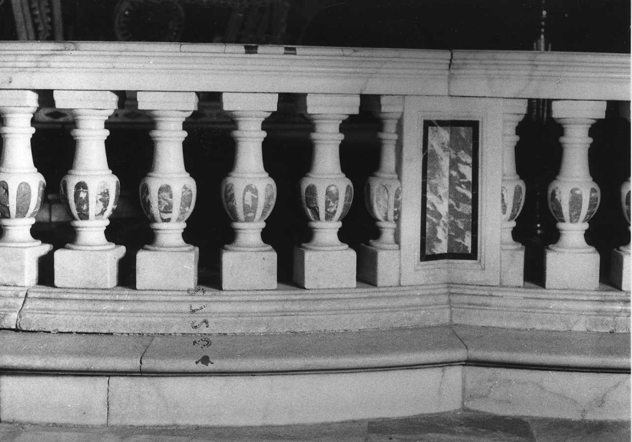 balaustrata, opera isolata di Gaggini Giuseppe (inizio sec. XVIII)