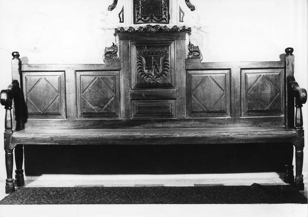 banco da chiesa, opera isolata - bottega piemontese (sec. XVIII)