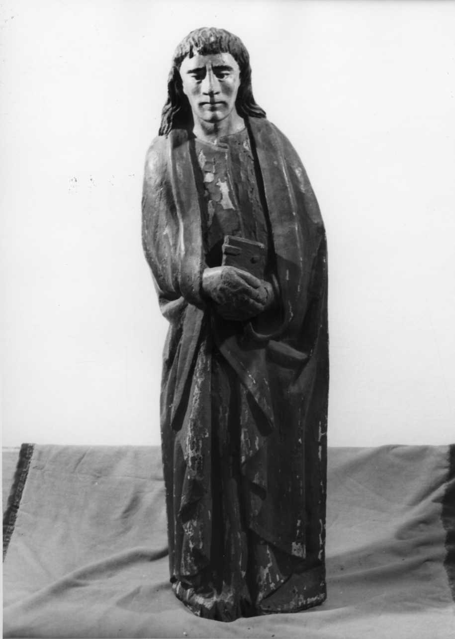 San Giovanni Evangelista (statua, opera isolata) - bottega saluzzese (prima metà sec. XVI)