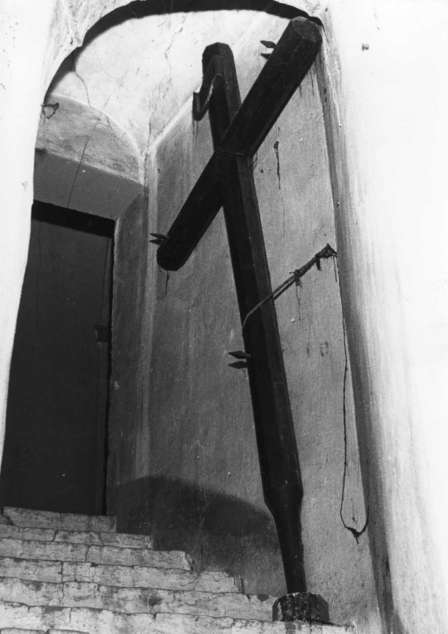 croce, opera isolata - bottega piemontese (fine sec. XVIII)