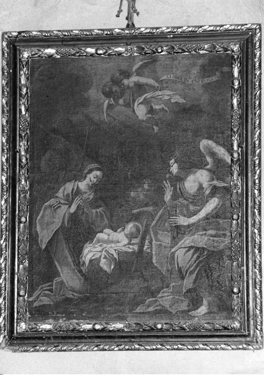 natività di Gesù (dipinto, opera isolata) - ambito piemontese (fine/inizio secc. XVII/ XVIII)