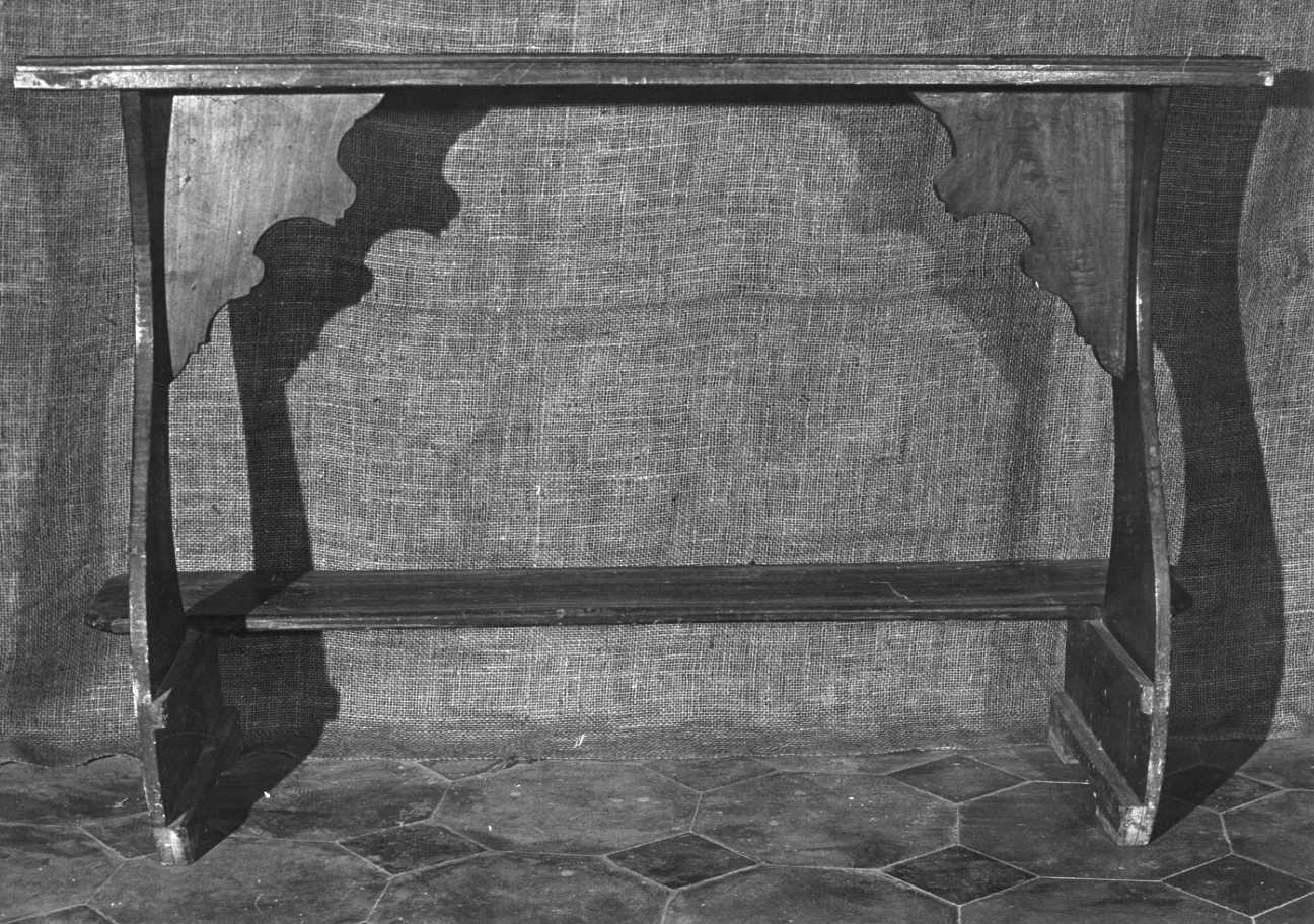 inginocchiatoio, opera isolata - manifattura piemontese (fine sec. XIX)