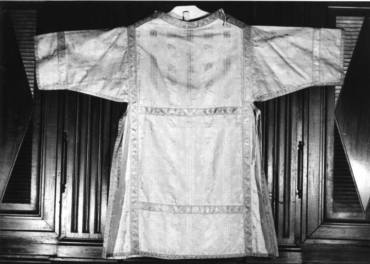 dalmatica, coppia - manifattura piemontese (ultimo quarto sec. XVIII)