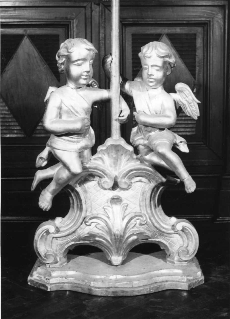 angeli (scultura, opera isolata) - bottega saluzzese (prima metà sec. XIX)